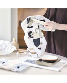 画像7: 【松尾ミユキ】Kitchen cloth｜キッチンクロス　台所ふきん｜選べる４種類♪ Pumpkin / Noisettes / Pepper / Chloe｜猫ネコねこ (7)