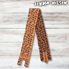 画像1: 【Donna Wilson】マフラー（レオパード）｜スコットランド製ラムウール100%＆ロンドン仕上げ｜ドナ・ウィルソン｜豹ヒョウ柄｜猫ねこネコ (1)