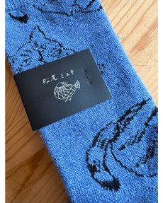 画像5: 【松尾ミユキ】 ソックス Cat Wool blend socks ウール混｜靴下　Tora｜キジトラ　サバトラ｜ネコ猫ねこ (5)