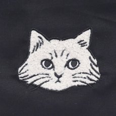 画像9: 【松尾ミユキ】Embroidered Drawstring bag S｜ねこ刺繍巾着バッグＳ（小）｜４種類から選べる♪Pumpkin / Noisettes / Pepper / Chloe｜ネコ猫ねこ｜ (9)