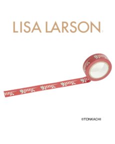 画像6: 【リサ・ラーソン】マスキングテープ（１個）マイキー赤・15mm｜Lisa Larson｜Mikey｜猫ネコねこ (6)