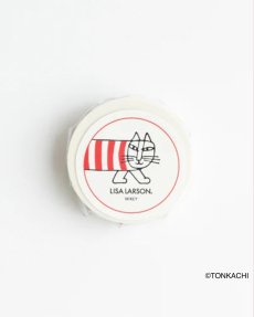 画像6: 【リサ・ラーソン】３点セット♪マスキングテープ　クラシックマイキー白 / マイキー赤 / スパイキー青・15mm｜Lisa Larson｜Mikey｜猫ネコねこ (6)