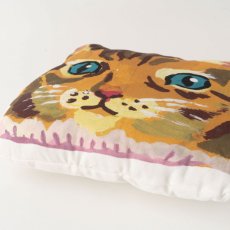 画像4: ｜【Nathalie Lete】クッション　YELLOW CAT PILLOW｜ナタリー・レテ　Maya　枕｜猫　ネコ　ねこ (4)