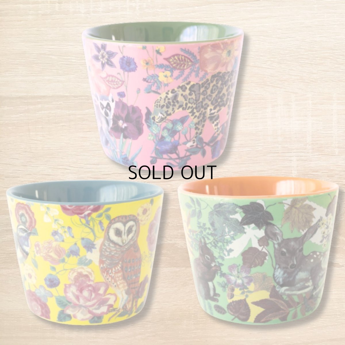 画像9: 【Nathalie Lete】6点セット♪ナタリーレテ プレート&フリーカップ×3種|Jangle/Bambi/Bird| (9)