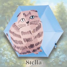 画像3: 【松尾ミユキ】Folding umbrella cat 晴雨兼用傘｜選べる Milo/Stella/Elliot｜猫 ネコ ねこ｜折り畳み携帯傘｜日傘・雨傘 (3)
