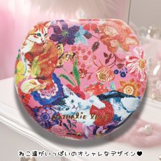 画像3: 【Nathalie Lete】Multi case(Cat) ミラー付きマルチケース｜猫 ネコ ねこ｜ (3)