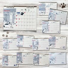画像3: 【星羊社】猫印ミルク すくすくカレンダー2025(リング式卓上カレンダー) (3)