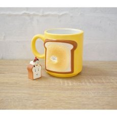 画像3: 【DECOLE concombre／デコレ コンコンブル】ペアセット♪（2個セット）ベーカリーマグカップ トースト｜いたずら黒猫ちゃんのベーカリーマグカップ トースト (3)