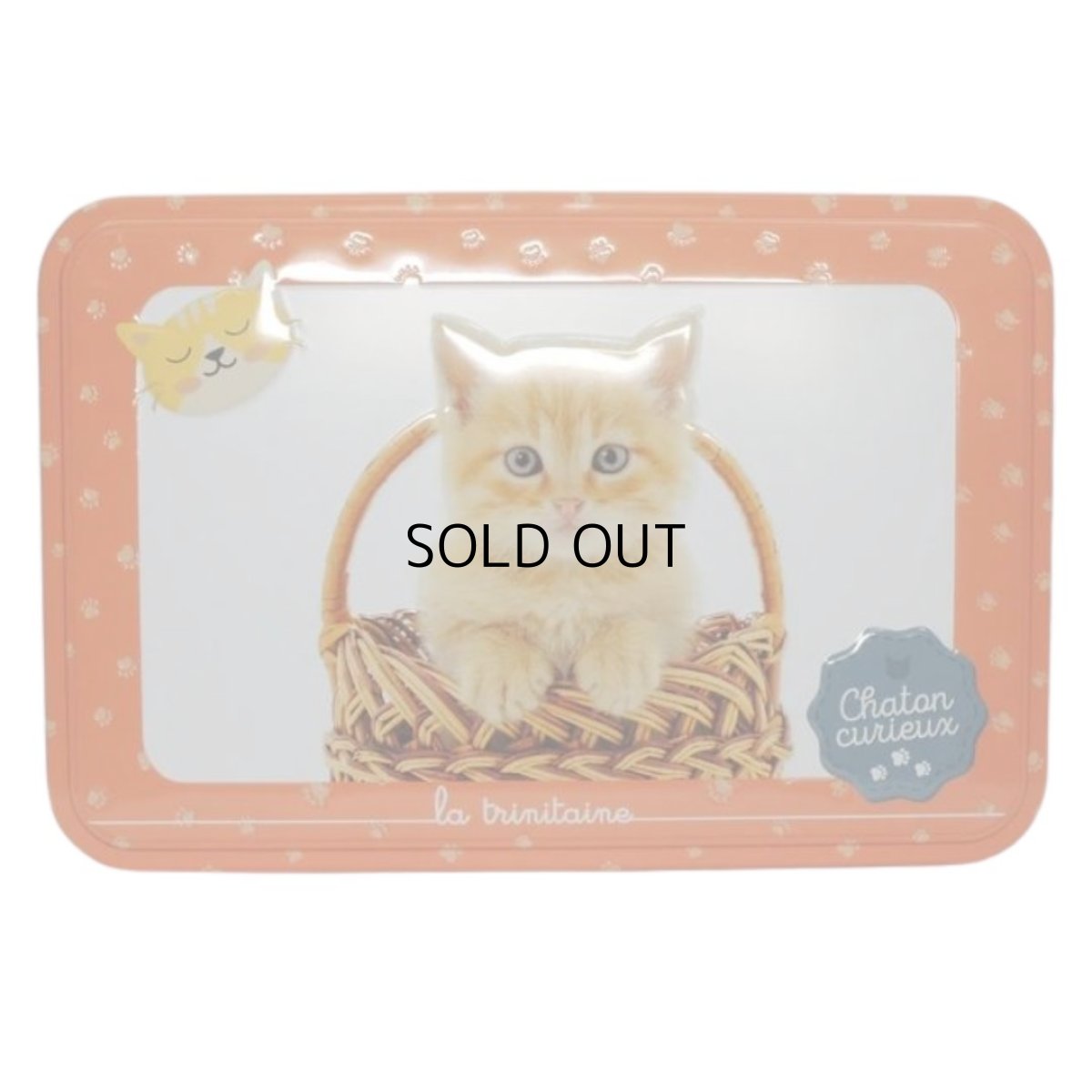 画像6: 【ラ・トリニテーヌ】フランス産　焼き菓子｜La-trinitaine　キャッツ・オレンジ缶 (ガレット/パレット詰合せ／350g)新タイプ｜猫 ネコ ねこ (6)