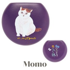 画像2: 【松尾ミユキ】 Multi case｜ミラー付きマルチケース｜アクセサリーや小物入れに｜選べるデザイン　Momo/Nala/Shima/Perle/Bushy｜ねこ 猫 ネコ (2)