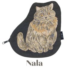 画像3: 【松尾ミユキ】 Diecut pouch Cat｜ダイカットポーチ｜選べるデザイン　Momo/Nala/Shima/Perle/Bushy｜ねこ 猫 ネコ｜小物入れ (3)