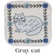 Gray cat