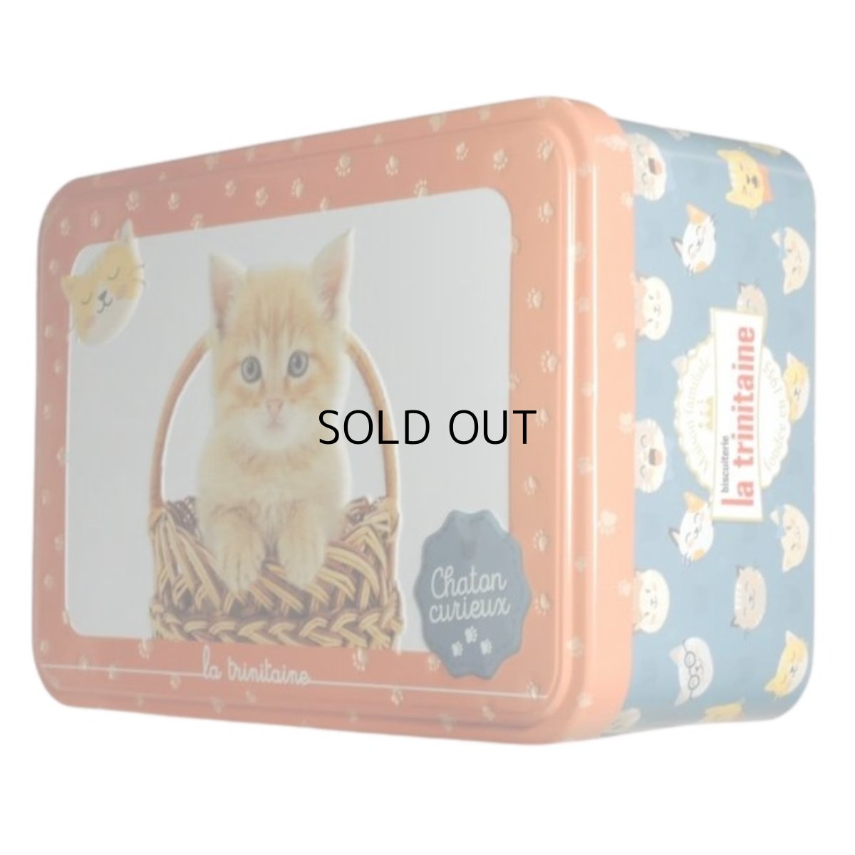 画像8: 【ラ・トリニテーヌ】フランス産　焼き菓子｜La-trinitaine　キャッツ・オレンジ缶 (ガレット/パレット詰合せ／350g)新タイプ｜猫 ネコ ねこ (8)