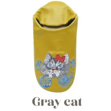 画像3: 【Nathalie Lete】 Embroidered Slipper｜ナタリー・レテ 猫刺しゅうスリッパ｜選べるカラーデザイン Maya/Gray cat/Blue eye/Black cat｜猫 ねこ ネコ (3)