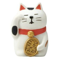 画像2: 【DECOLE concombre／デコレ コンコンブル】FUKU福MONO うとうと招き猫・福ねこだるま｜選べる 三毛猫／黒猫／紅猫だるま｜オブジェ｜猫 ネコ ねこ (2)