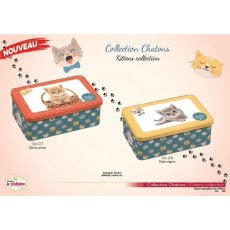 画像10: 【ラ・トリニテーヌ】フランス産　焼き菓子｜La-trinitaine　キャッツ・イエロー缶　ミニヨン (ガレット/パレット詰合せ／350g) 新タイプ｜猫 ネコ ねこ (10)