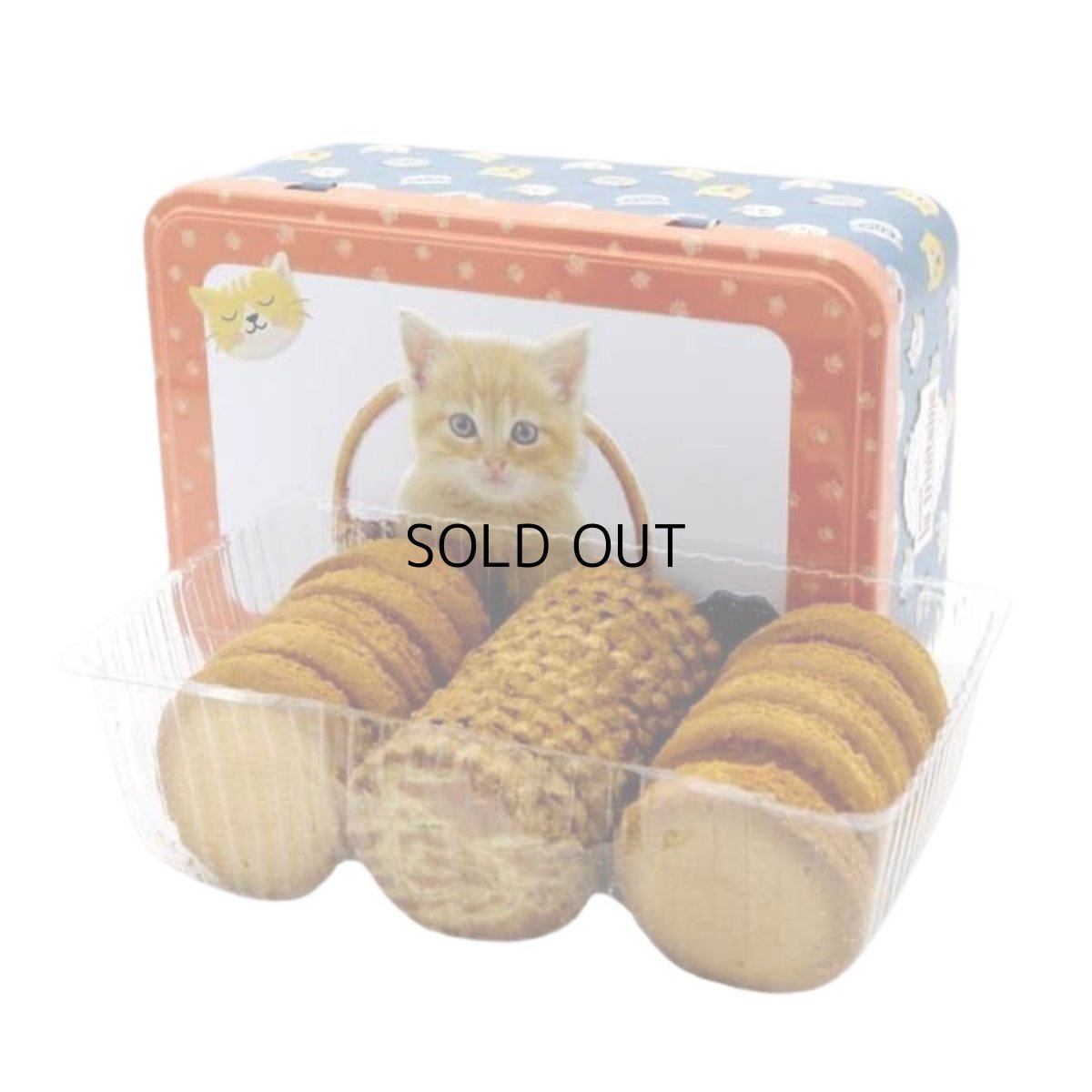 画像3: 【ラ・トリニテーヌ】フランス産　焼き菓子｜La-trinitaine　キャッツ・オレンジ缶 (ガレット/パレット詰合せ／350g)新タイプ｜猫 ネコ ねこ (3)