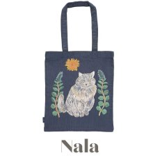 画像3: 【松尾ミユキ】 Rectangle tote bag｜ゴブラン織りトートバッグ｜選べるデザイン　Momo/Nala/Shima/Perle/Bushy｜ねこ 猫 ネコ (3)