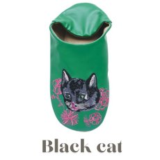 画像5: 【Nathalie Lete】 Embroidered Slipper｜ナタリー・レテ 猫刺しゅうスリッパ｜選べるカラーデザイン Maya/Gray cat/Blue eye/Black cat｜猫 ねこ ネコ (5)