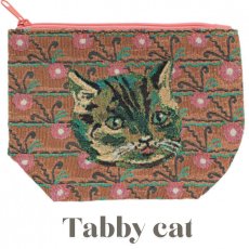 画像3: 【Nathalie Lete】 ポーチ Animal｜小物入れ｜選べるデザイン Black cat/Tabby cat｜猫 ネコ ねこ (3)