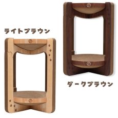 画像7: 【猫壱】バリバリボウルタワー｜ＸＬ　大型猫も｜選べるカラー　ダークブラウン／ライトブラウン｜爪とぎ　お昼寝｜猫 ネコ ねこ (7)