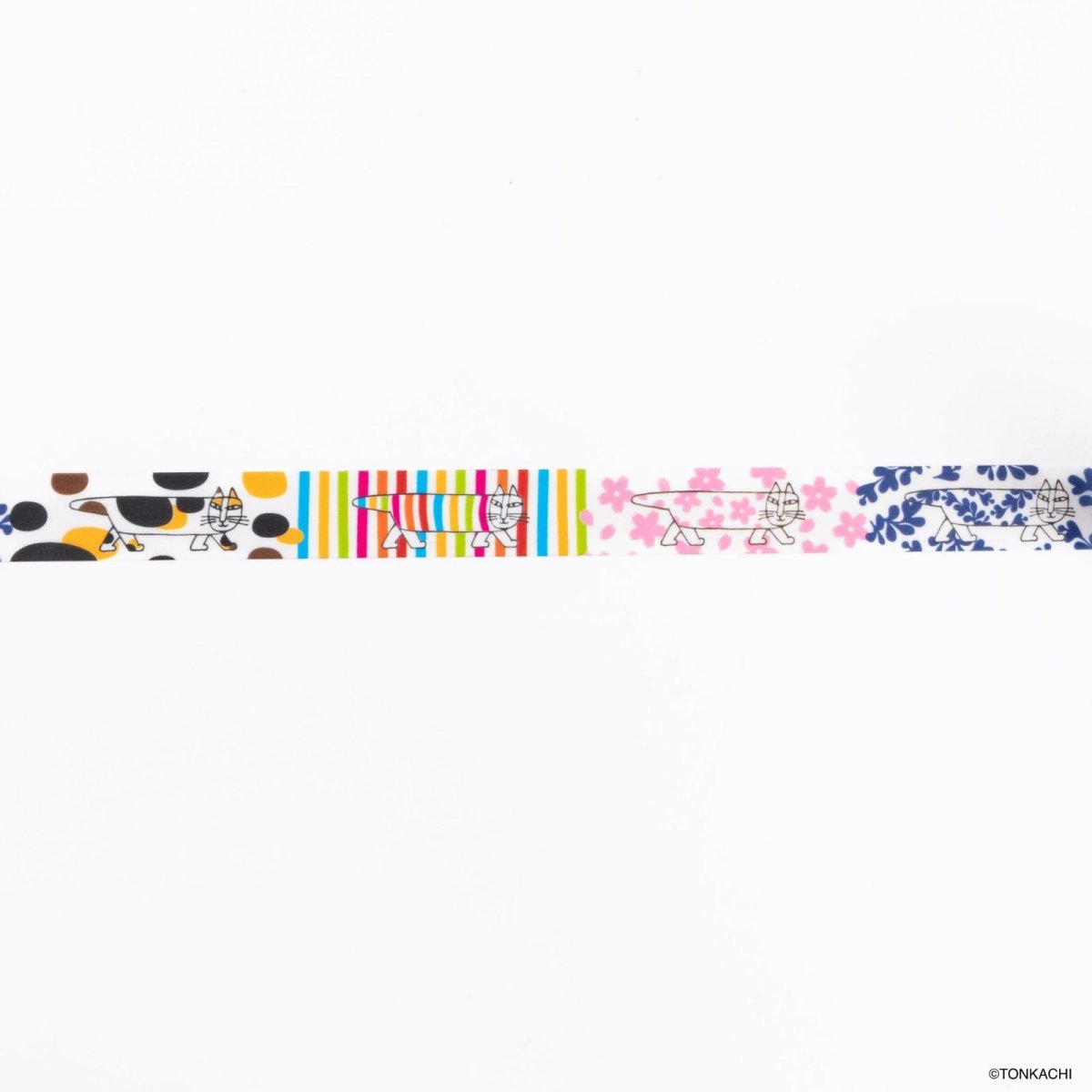 画像6: 【リサ・ラーソン】マスキングテープ　mtxLisa Larson　マイキーパターン・15mm(1個)｜Mikey｜猫ネコねこ (6)