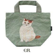 画像5: 【松尾ミユキ】 ミニバッグ 舟形 Cats｜選べるねこ柄、カラー｜猫 ネコ ねこ (5)