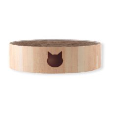 画像3: 【猫壱】バリバリボウル｜ＸＬ｜大型猫｜ライトブラウン｜爪とぎ　お昼寝｜猫 ネコ ねこ (3)