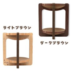 画像8: 【猫壱】バリバリボウルタワー｜ＸＬ　大型猫も｜選べるカラー　ダークブラウン／ライトブラウン｜爪とぎ　お昼寝｜猫 ネコ ねこ (8)