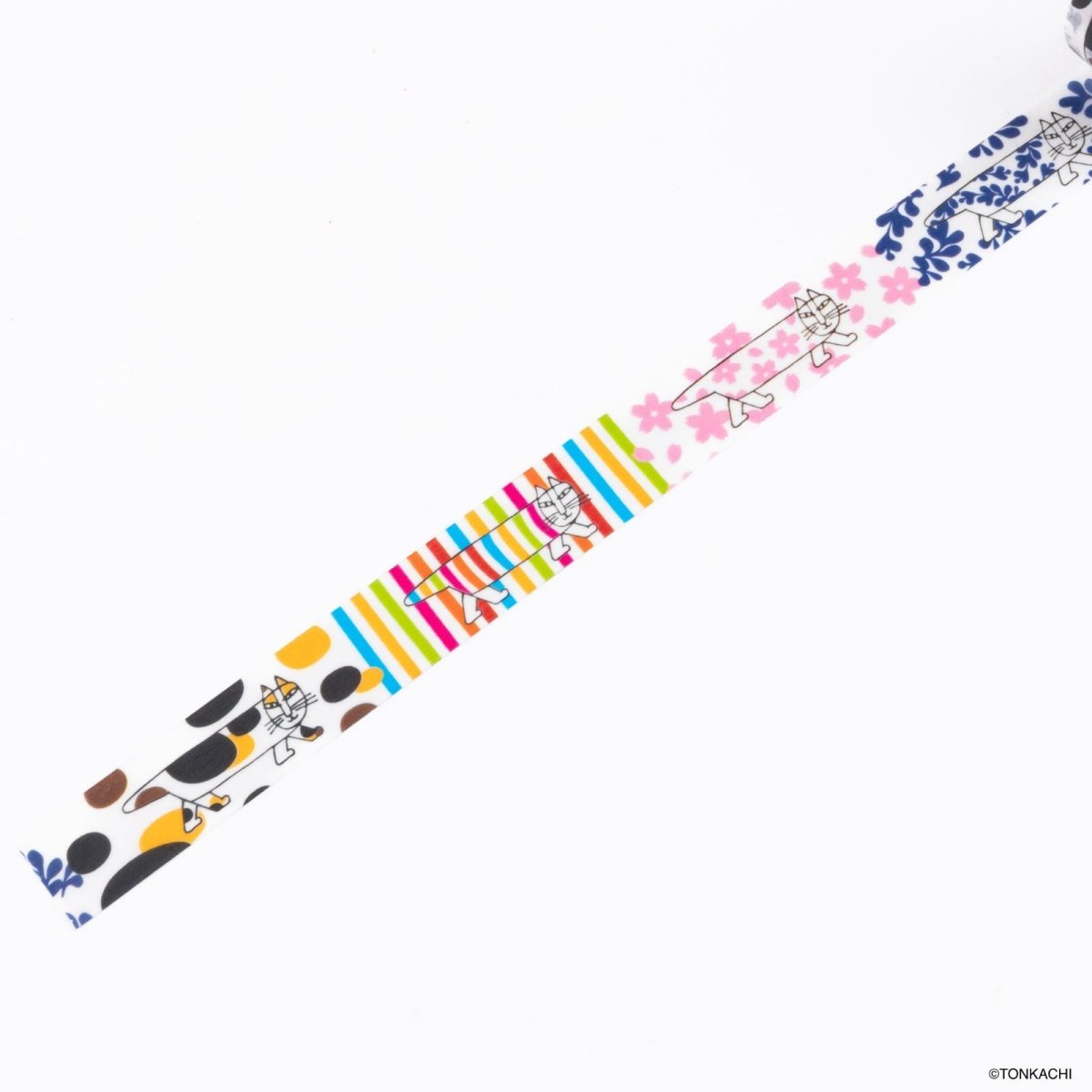 画像7: 【リサ・ラーソン】マスキングテープ　mtxLisa Larson　マイキーパターン・15mm(1個)｜Mikey｜猫ネコねこ (7)