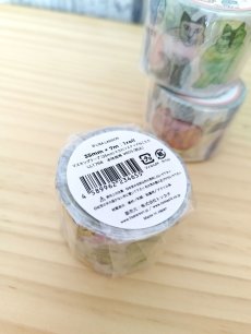画像3: 【リサ・ラーソン】マスキングテープ　マカロンのスケッチねこたち・35mm(1個)｜Lisa Larson｜猫ネコねこ (3)