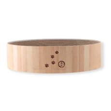 画像4: 【猫壱】バリバリボウル｜ＸＬ｜大型猫｜ライトブラウン｜爪とぎ　お昼寝｜猫 ネコ ねこ (4)