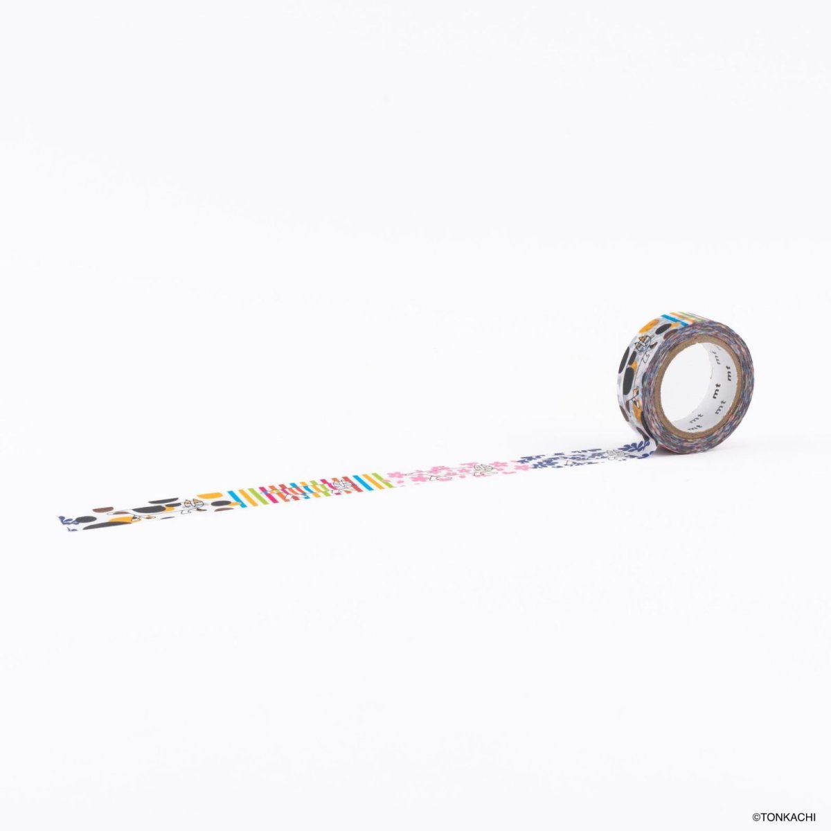 画像5: 【リサ・ラーソン】マスキングテープ　mtxLisa Larson　マイキーパターン・15mm(1個)｜Mikey｜猫ネコねこ (5)