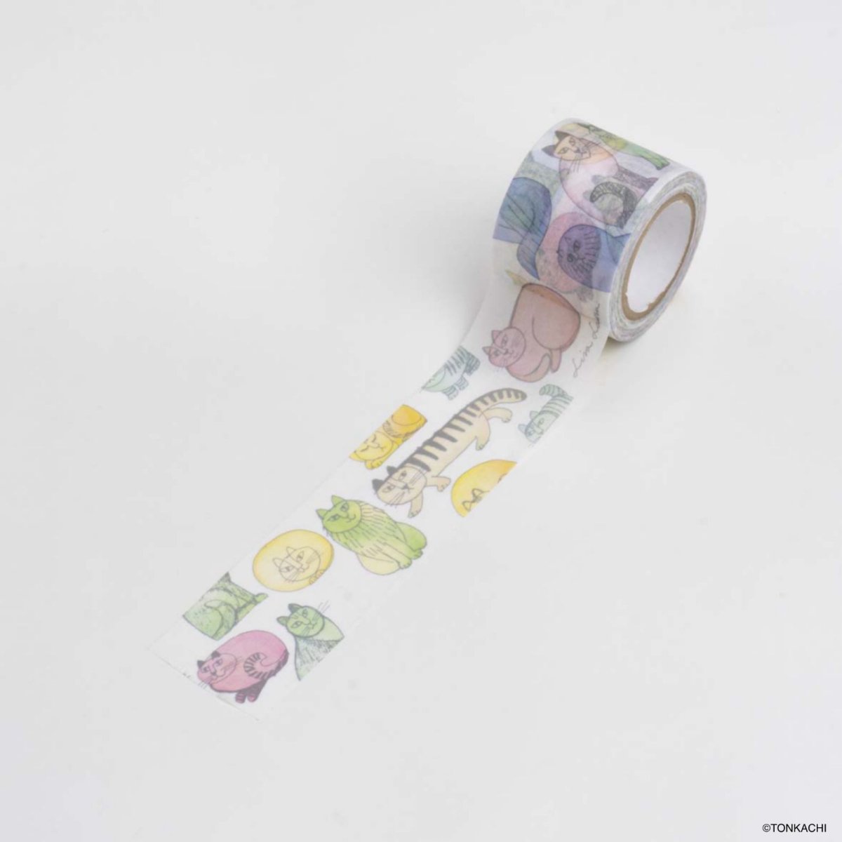 画像5: 【リサ・ラーソン】マスキングテープ　マカロンのスケッチねこたち・35mm(1個)｜Lisa Larson｜猫ネコねこ (5)