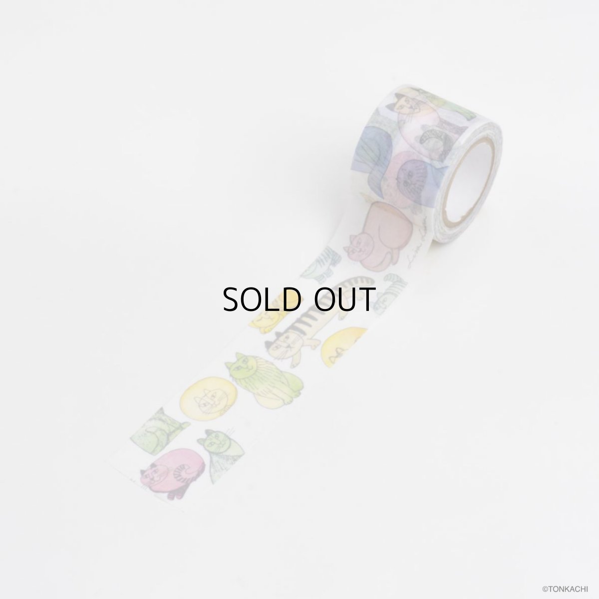 画像5: 【リサ・ラーソン】マスキングテープ　マカロンのスケッチねこたち・35mm(1個)｜Lisa Larson｜猫ネコねこ (5)