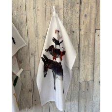 画像9: 【Atelier KOTETSU / アトリエコテツ】大判キッチンタオル｜コットン × リネン｜選べる３種類♪ ブレーメン/アルファベット/ネコ｜猫ねこネコ (9)
