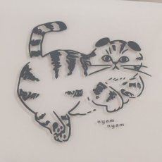 画像7: 【Chaco Chaco／チャコチャコ】お弁当箱 【日本製】｜ランチBOX　ランチボックス｜選べるカラー４種類　ピンク／ブルー／ベージュ／ホワイト｜猫　ネコ　cat (7)