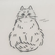 画像9: 【Chaco Chaco／チャコチャコ】お弁当箱 【日本製】｜ランチBOX　ランチボックス｜選べるカラー４種類　ピンク／ブルー／ベージュ／ホワイト｜猫　ネコ　cat (9)