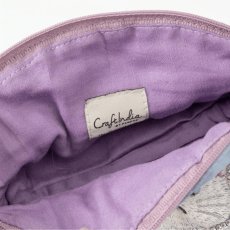 画像16: 【クラフトインディア / Craft India】ねこのビーズ刺繍ミニポーチ cat（アリストキャッツ）｜２種類から選べるカラー グレイ/ブルー｜猫ねこキャットcat (16)