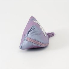 画像8: 【クラフトインディア / Craft India】ねこのビーズ刺繍ミニポーチ cat（アリストキャッツ）｜２種類から選べるカラー グレイ/ブルー｜猫ねこキャットcat (8)