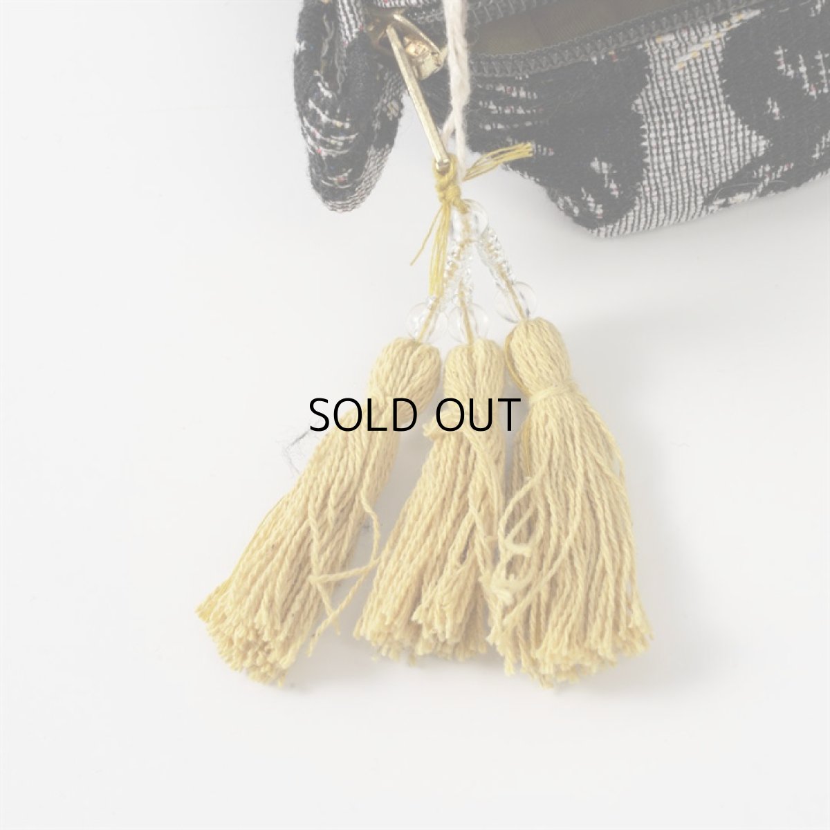 画像11: 【Craft India / クラフトインディア】ジャガードポーチ cat｜２種類から選べる♪ シャノア/ペルレ｜猫ネコねこキャット (11)