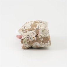 画像15: 【Craft India / クラフトインディア】ジャガードポーチ cat｜２種類から選べる♪ シャノア/ペルレ｜猫ネコねこキャット (15)