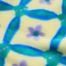 画像4: ナタリー・レテ / Nathalie Lete｜Double layer Blanket Cats-YE　ふわふわダブルレイヤーブランケット キャッツ・イエロー｜ねこ猫ネコキャットcat (4)