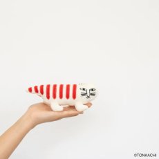 画像1: 【リサ・ラーソン / Lisa Larson】ぬいぐるみ Mikey (チャームキーホルダー）｜抱きしめられるマスコット（マイキー）｜猫ねこネコcat (1)