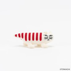 画像2: 【リサ・ラーソン / Lisa Larson】ぬいぐるみ Mikey (チャームキーホルダー）｜抱きしめられるマスコット（マイキー）｜猫ねこネコcat (2)