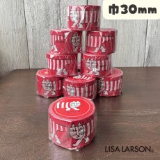 画像7: 【リサ・ラーソン / LISA LARSON】２サイズセット　マスキングテープ　Mikey｜マイキー赤　30mm ＆ 15mm　各1個　おまとめ2点セット｜猫ネコねこcat (7)
