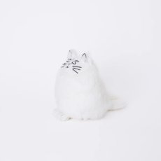 画像3: 【リサ・ラーソン / Lisa Larson】ぬいぐるみ　しろのソルト｜白ホワイト｜猫ねこネコcat (3)
