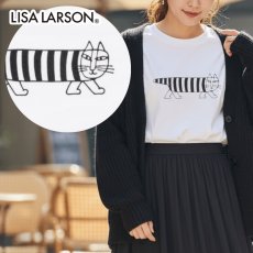 画像1: 【リサ・ラーソン / LISA LARSON】Tシャツ（マイキー・ホワイト） - M ｜ 猫ネコねこcat (1)