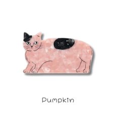 画像2: 松尾ミユキ / Matsuo Miyuki｜Cat Mirror　ねこ型ミラー｜4種類から選べる Pepper / Pumpkin / Noisettes / Chloe｜携帯用鏡ミニハンドミラー｜猫ねこネコキャットcat (2)