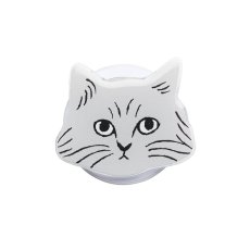 画像6: 【松尾ミユキ / Matsuo Miyuki】Phone grip スマホグリップ 「Chloe」｜スマホリング携帯電話アクセサリー・スマホスタンド｜落下防止・片手操作・安定化・手ブレ軽減・指楽負担軽減｜ねこ猫ネコcat (6)